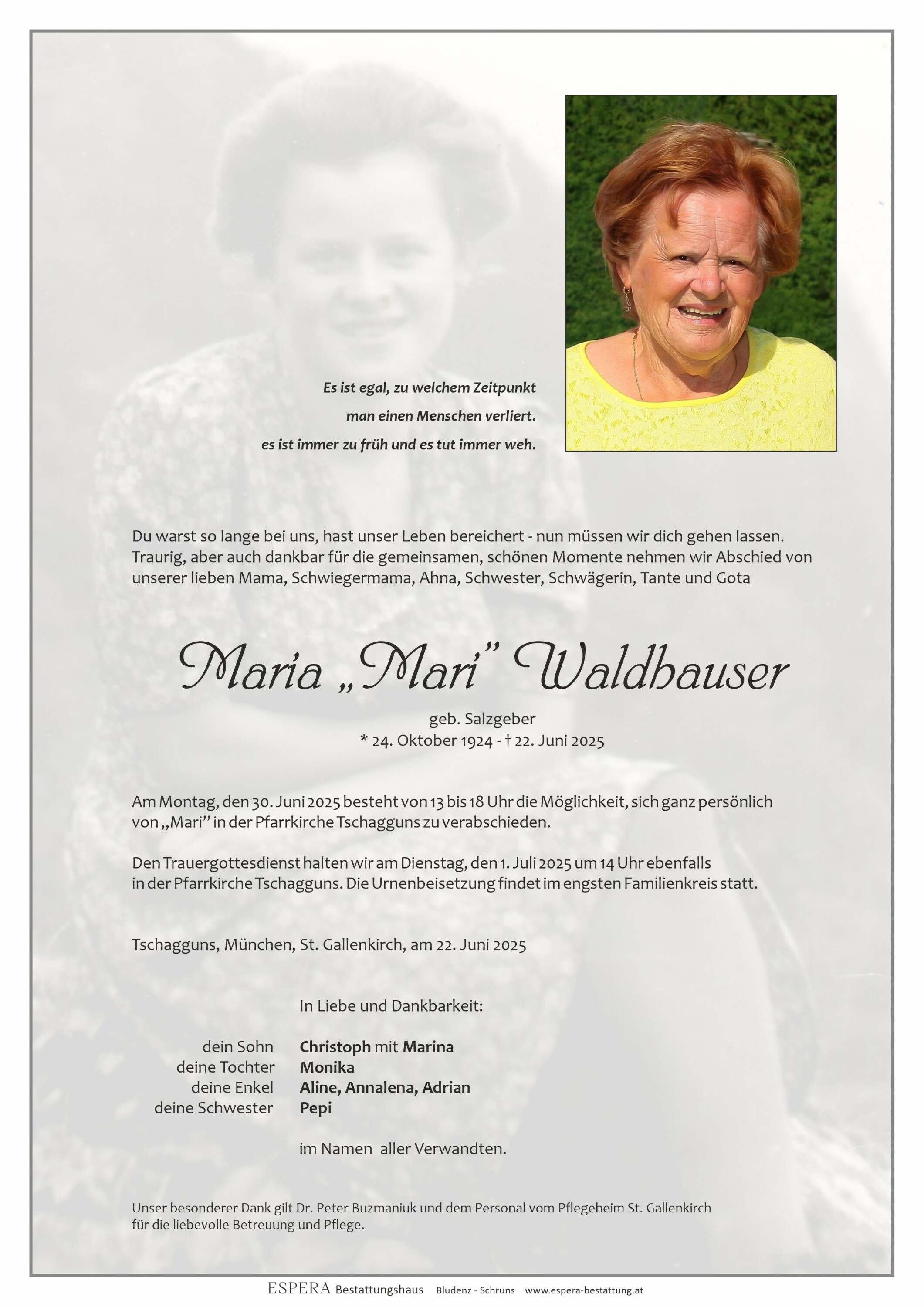 Maria "Mari" Waldhauser